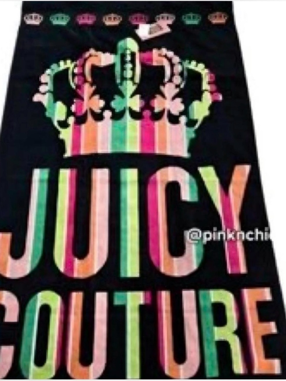 Juicy Couture Beach Towel NWT